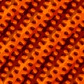 Abstract Orange Holes Background Pattern