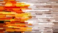 Abstract Orange Horizontal Lines and Stripes Background Vector Image