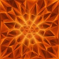 An abstract orange low poly vector background Royalty Free Stock Photo