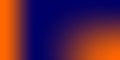 Abstract orange navy blue blurred shaded multi color effects background, vivid color illustration.