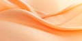 Abstract Orange and Peach Fabric Draped with Soft Curves Royalty Free Stock Photo
