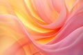 Abstract Orange and Pink Swirling Design