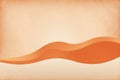 Abstract orange soft wave background