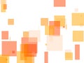 Abstract orange squares illustration background Royalty Free Stock Photo