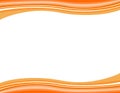 Abstract orange swirl gradient background / vector