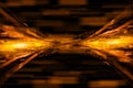 Abstract orange tech background.