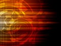 Abstract Orange technology background Royalty Free Stock Photo