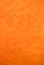 Abstract orange water drops Royalty Free Stock Photo