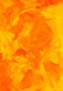 Abstract orange watercolor background with texture aquarelle paint and paper. Empty surface of square format with grunge effect Royalty Free Stock Photo