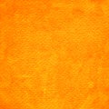 Abstract orange watercolor background with texture aquarelle paint and paper. Empty surface of square format with grunge effect Royalty Free Stock Photo