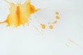 Abstract orange watercolor splatters Royalty Free Stock Photo