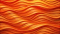 Abstract orange wave pattern a vibrant background of smooth, curving lines creating a dynamic and textured visual. Generative AI Royalty Free Stock Photo