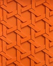 Abstract orange weave pattern