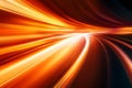 Abstract Orange and White Light Streaks Motion Background Royalty Free Stock Photo