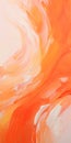 Abstract Orange And White Painting Wallpaper - Free Stock Photos Royalty Free Stock Photo