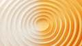 Abstract Orange and White Spiral Design. A Concentric Circular Pattern Royalty Free Stock Photo