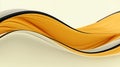 Abstract Orange and White Wave Background with Black Royalty Free Stock Photo