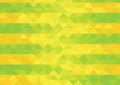 Abstract Orange Yellow and Green Geometric Triangle Pattern Background Vector Royalty Free Stock Photo