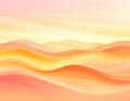 Abstract Orange Yellow Pink Waves Background Royalty Free Stock Photo