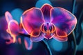 Abstract Orchid with Sharp Angular Petals