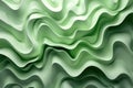 Abstract organic green wavy background. Generative AI Royalty Free Stock Photo