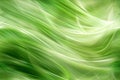 Abstract organic green wavy background. Generative AI. Royalty Free Stock Photo