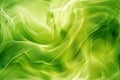 Abstract organic green wavy background. Generative AI. Royalty Free Stock Photo
