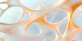 Abstract organic mesh structure with fluid curves Royalty Free Stock Photo