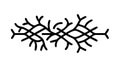 Abstract Organic Network: Intertwined Branch Pattern, vector design Generative AI Royalty Free Stock Photo