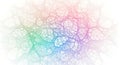 Abstract Neural Network with Pastel Gradient Royalty Free Stock Photo