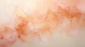 Abstract organic painting in pastel light peach beige tial colors