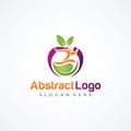 Abstract Organic and People Logo Template. Vector Illustrator Eps.10