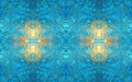 Abstract organic seamless symmetrical pattern wallpaper