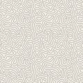 Abstract Organic Vector Seamless Pattern with Wavy Black and White Lines. Ideal Texture for Modern and Bold Designs. Royalty Free Stock Photo