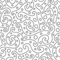 Abstract ornament (seamless vector wallpaper) Royalty Free Stock Photo