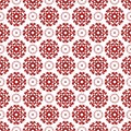 Abstract Ornamental Oriental Floral Seamless Royal Vintage Arabic Chinese Transparent Red Pattern Texture Wallpaper Royalty Free Stock Photo