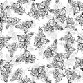 Abstract ornamental pattern abstract background Royalty Free Stock Photo