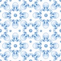 Abstract ornamental watercolor seamless pattern 3
