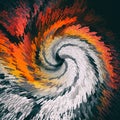 Abstract Outburst Whirl Rotating Movement Design Royalty Free Stock Photo