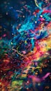 Abstract Overflowing Fun Stuffs - Creative Visual Representation