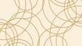 Abstract Overlapping Curved Lines Pattern Background, vector design Generative AI Royalty Free Stock Photo