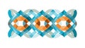 Abstract Overlapping Geometric Pattern. Modern Mesh Design, vector design Generative AI Royalty Free Stock Photo