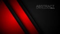 Abstract overlapping layers background. Premium concept vector design template Royalty Free Stock Photo