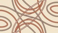 Abstract Overlapping Lines Design, Modern, Dynamic, Art, vector design Generative AI Royalty Free Stock Photo