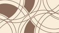 Abstract Overlapping Lines, Modern Geometric Pattern, vector design Generative AI Royalty Free Stock Photo