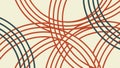 Abstract Overlapping Lines Pattern, Modern, Dynamic, Art, vector design Generative AI Royalty Free Stock Photo