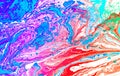 Abstract paint blending. Royalty Free Stock Photo