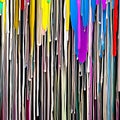 807 Abstract Paint Drips: An artistic and expressive background featuring abstract paint drips in bold and vivid colors that cre