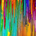 697 Abstract Paint Drips: An artistic and expressive background featuring abstract paint drips in bold and vibrant colors that c Royalty Free Stock Photo