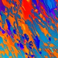 697 Abstract Paint Drips: An artistic and expressive background featuring abstract paint drips in bold and vibrant colors that c Royalty Free Stock Photo